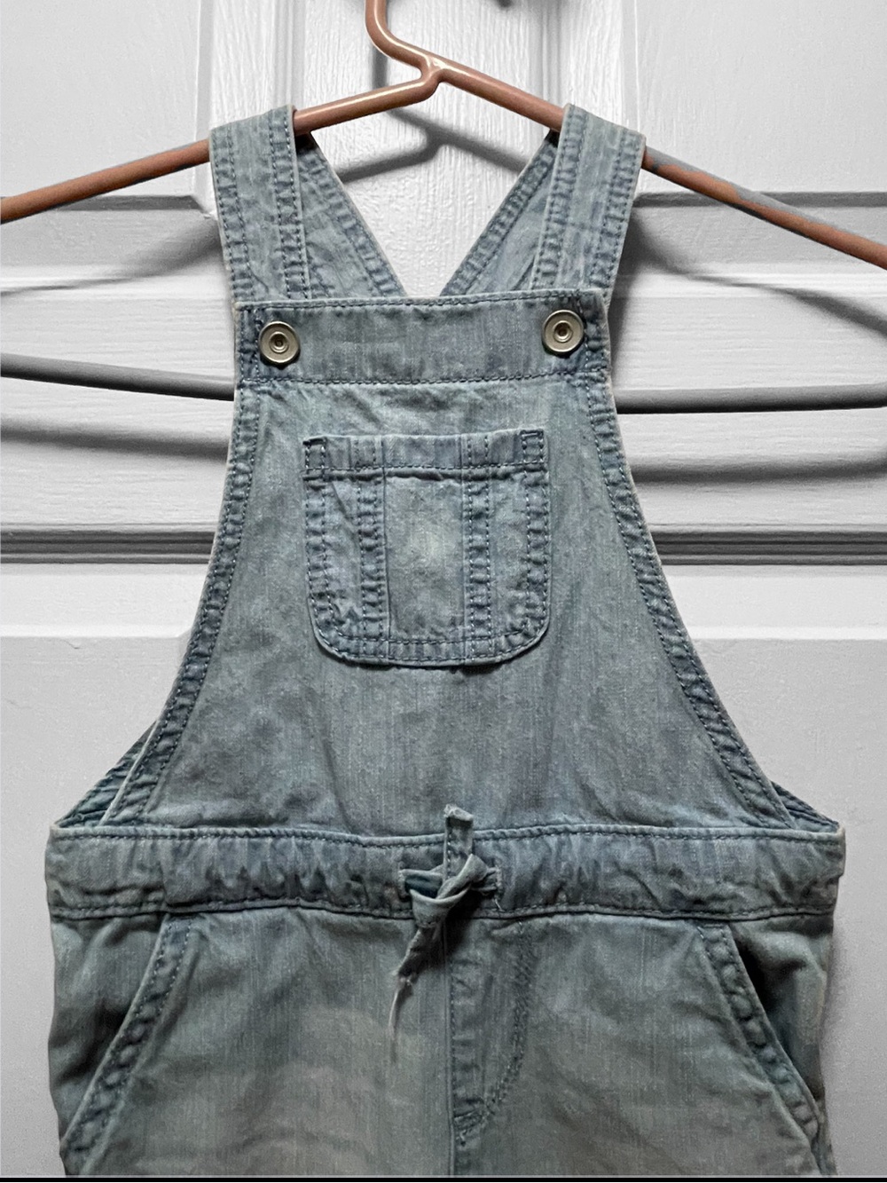 The Children's Place Light Wash Denim Overalls - Light Blue - Picture 3 of 7